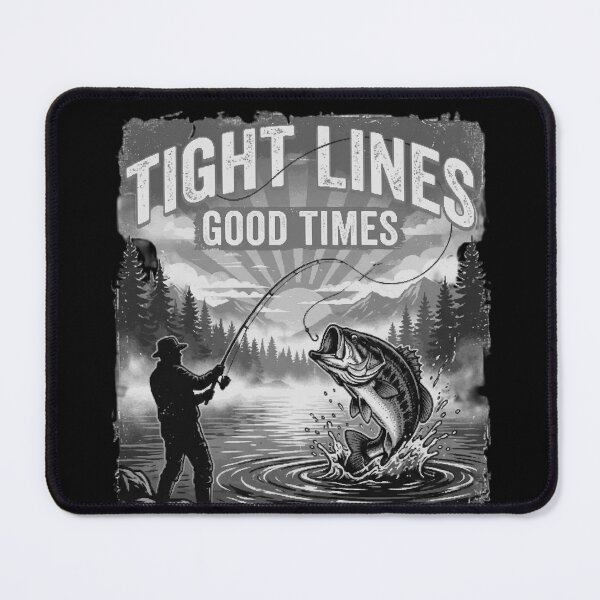 Item preview, Tight Lines Good Times - Bass Fishing Angler Lake Sunset Design designed and sold by 519xdesign.