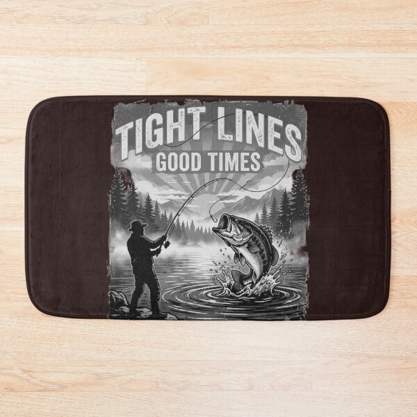 Item preview, Tight Lines Good Times - Bass Fishing Angler Lake Sunset Design designed and sold by 519xdesign.