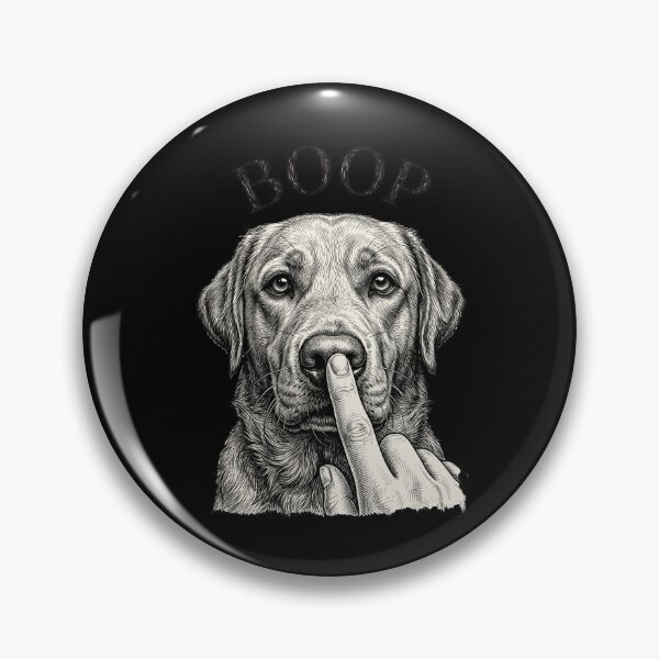 Item preview, BOOP Funny Dog Nose Tap Labrador Retriever designed and sold by snowry.