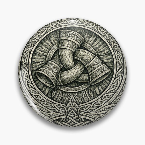 Item preview, Triple Horn of Odin Norse Symbol  designed and sold by Vexorask.