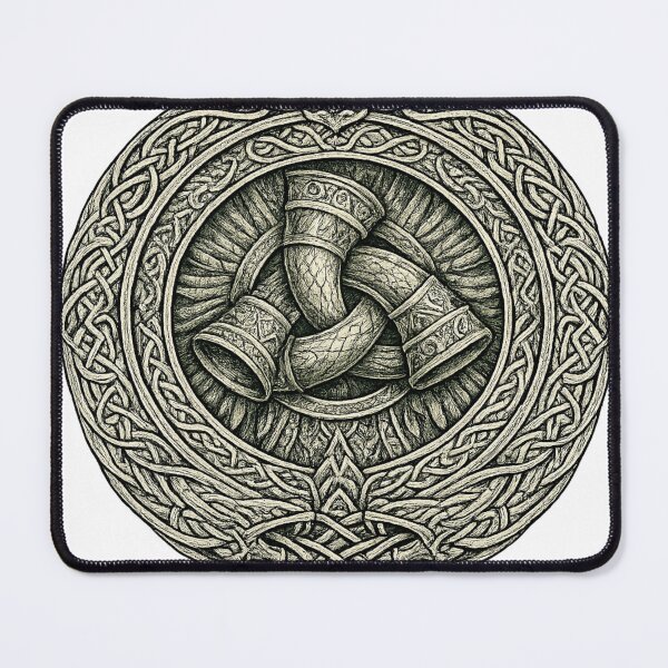 Item preview, Triple Horn of Odin Norse Symbol designed and sold by Vexorask.