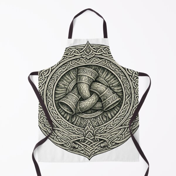 Item preview, Triple Horn of Odin Norse Symbol designed and sold by Vexorask.