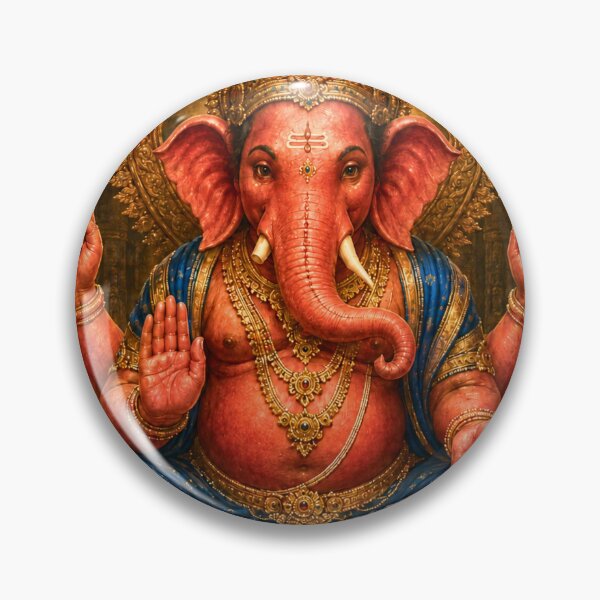 Item preview, Sankatahara Ganapati – Divine Dispeller of Troubles | 32 Forms Of Ganpati. Lord Ganesha Devotional Art designed and sold by Homyar.