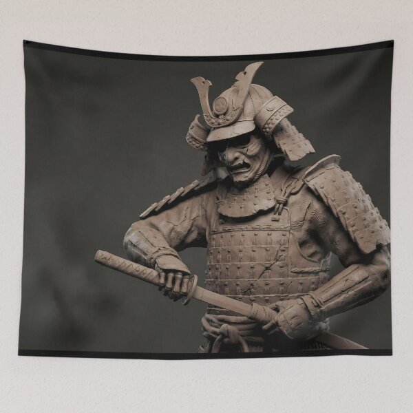 Item preview, Undead Skeleton Samurai Dark Fantasy designed and sold by GalleryBrisArt.