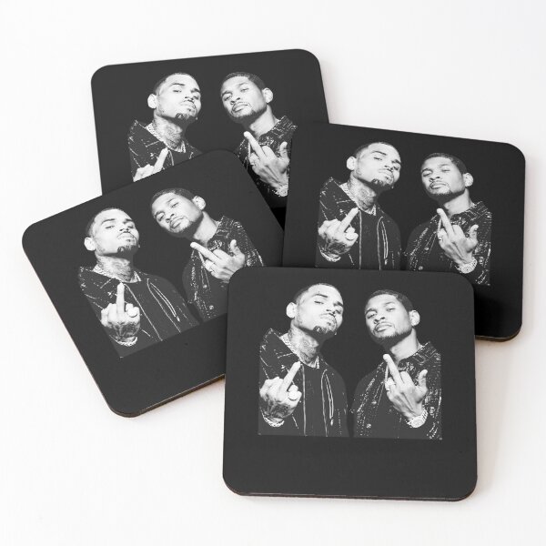 Item preview, Chris And Usher Double Middle Finger Hip Hop Graphic designed and sold by OddPopARt.