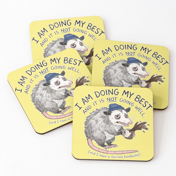 Item preview, Funny Opossum meme designed and sold by Ribeiro-Art.