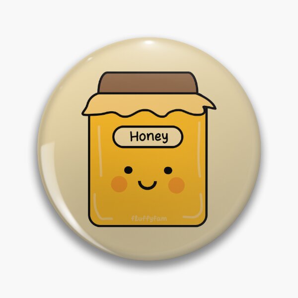 Item preview, Cute bee honey jar cottagecore aesthetic designed and sold by fluffyfamcraft.