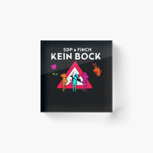 Artikelvorschau, SDP x FiNCH Kein Bock Dreieckiges Schild Figuren Poster entworfen und verkauft von MuminOkan.