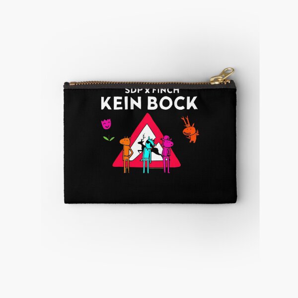 Item preview, SDP x FiNCH Kein Bock Triangular Sign Characters Poster designed and sold by MuminOkan.