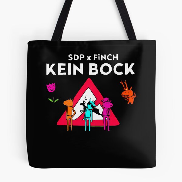 Item preview, SDP x FiNCH Kein Bock Triangular Sign Characters Poster designed and sold by MuminOkan.