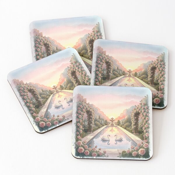 Item preview, Reflecting Garden at Sunrise designed and sold by Dandy Cube.