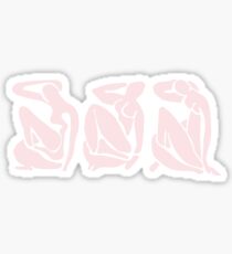 3 Pink and White Women / Matisse Sticker