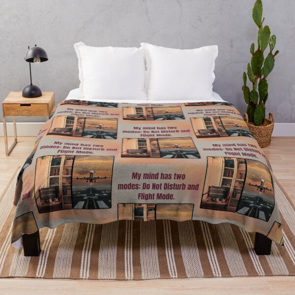 Item preview, Do Not Disturb / Flight Mode - Cozy Travel Aesthetic designed and sold by Artemis & Woven Collective.