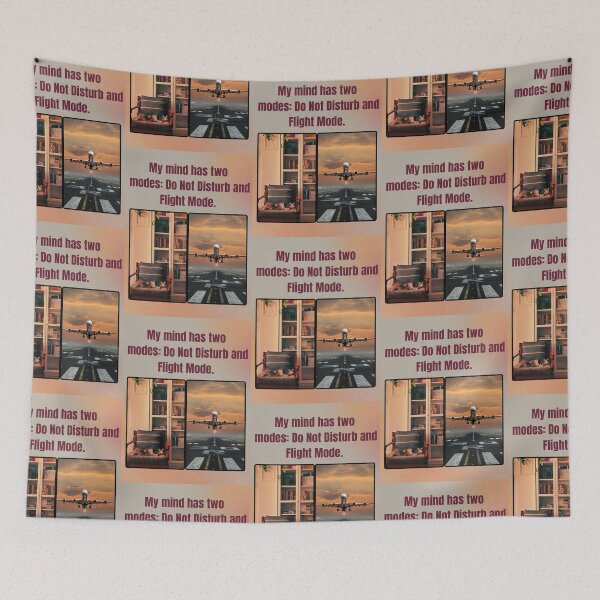 Item preview, Do Not Disturb / Flight Mode - Cozy Travel Aesthetic designed and sold by Artemis & Woven Collective.