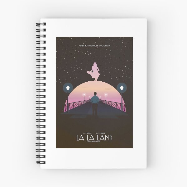 Item preview, La La Land Pier Sunset & Starlight Silhouette Poster designed and sold by Fatimawael.