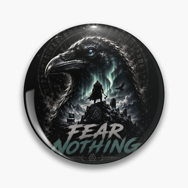 Item preview, Viking Raven Fear Nothing Design designed and sold by Amr Siam.
