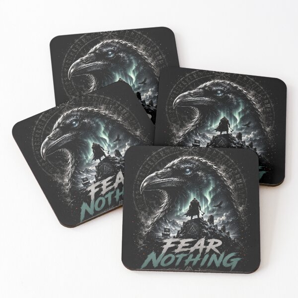 Item preview, Viking Raven Fear Nothing Design designed and sold by Amr Siam.