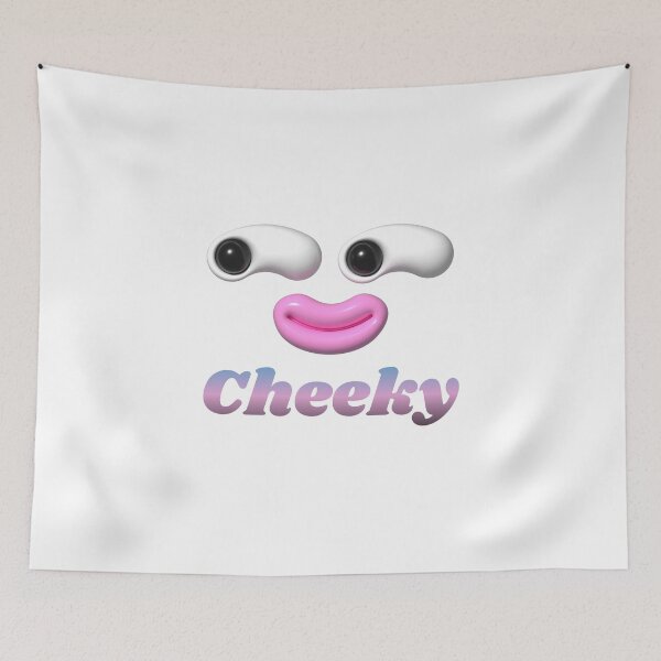 Item preview, Cute Cheeky Funny Smiley Face Design designed and sold by Amilu Creative.