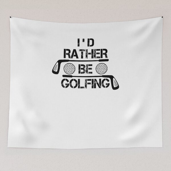 Item preview, Funny Golf Golfer I'd Rather Be Golfing Course 18 Holes designed and sold by Basti09.