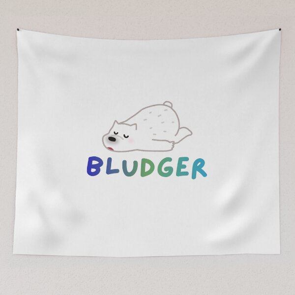 Item preview, Lazy Polar Bear Bludger Design designed and sold by Amilu Creative.