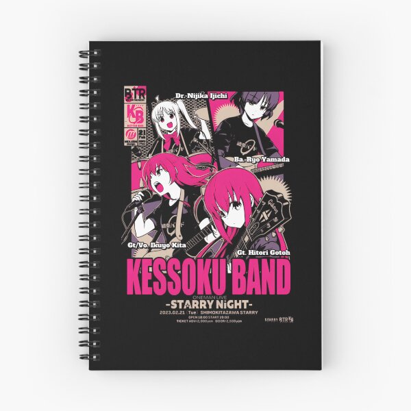Item preview, Bocchi The Rock Kessoku Band Starry Night Anime Concert Poster designed and sold by MuminOkan.