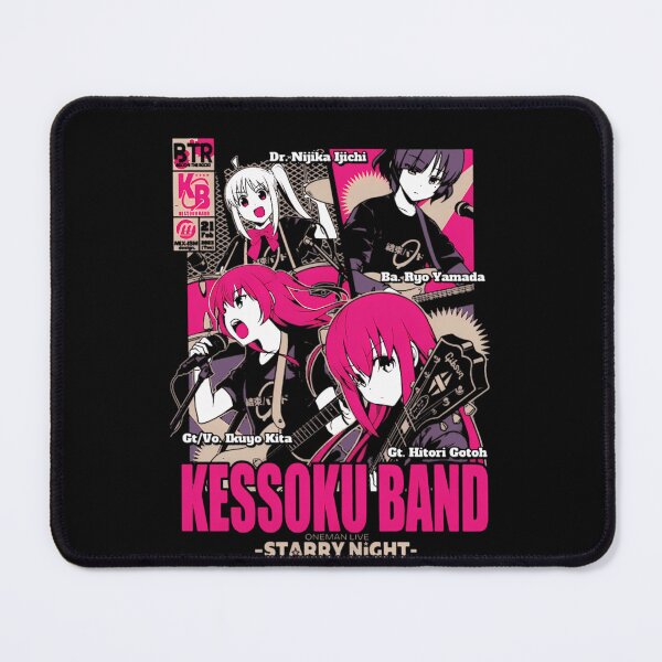 Item preview, Bocchi The Rock Kessoku Band Starry Night Anime Concert Poster designed and sold by MuminOkan.