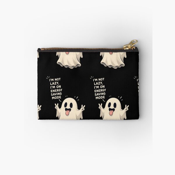 Item preview, Funny Ghost Energy Saving Mode | Cute Ghost Meme Digital Art Print | Funny Halloween Ghost Illustration | Whimsical Wall Art designed and sold by AAstore0013.