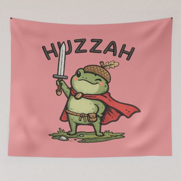 Item preview, Huzzah Frog designed and sold by Art-Monnard.