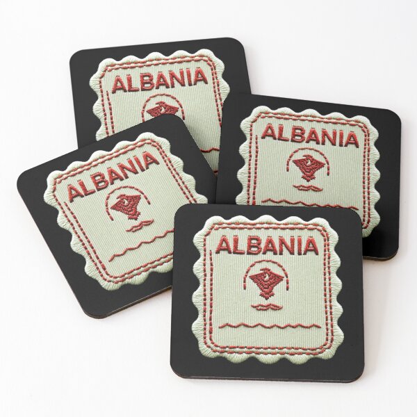 Item preview, Albania Travel Souvenir Patch Double Headed Eagle designed and sold by tiigerdad.