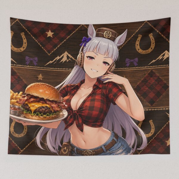 Item preview, Gold Ship (Umamusume) X Twin Peaks  designed and sold by Kitsune Merchant.
