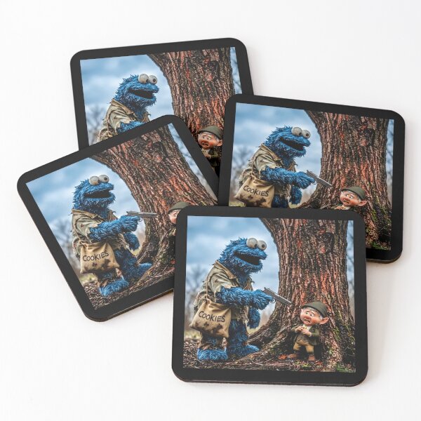Item preview, Robbing The Cookies Funny Blue Monster Parody designed and sold by GerdaGusikow.