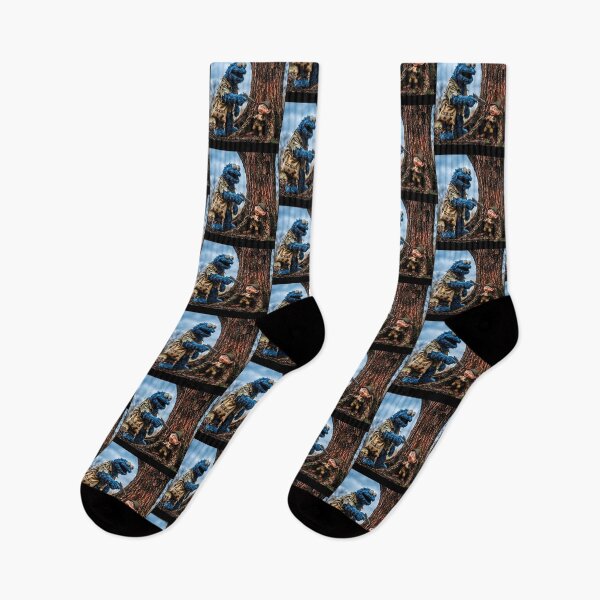 Item preview, Robbing The Cookies Funny Blue Monster Parody designed and sold by GerdaGusikow.