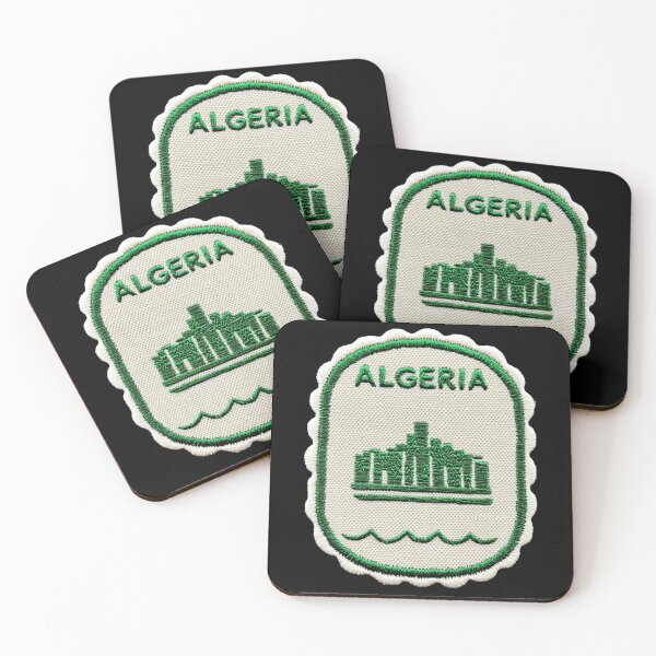 Item preview, Algeria Travel Patch Kasbah Skyline Embroidered designed and sold by tiigerdad.