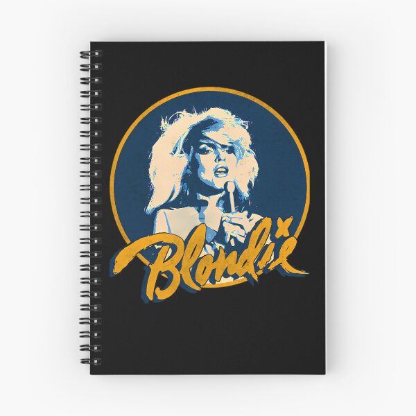 Item preview, Debbie Harry Blue Circle Golden Yellow Script Poster designed and sold by MuminOkan.
