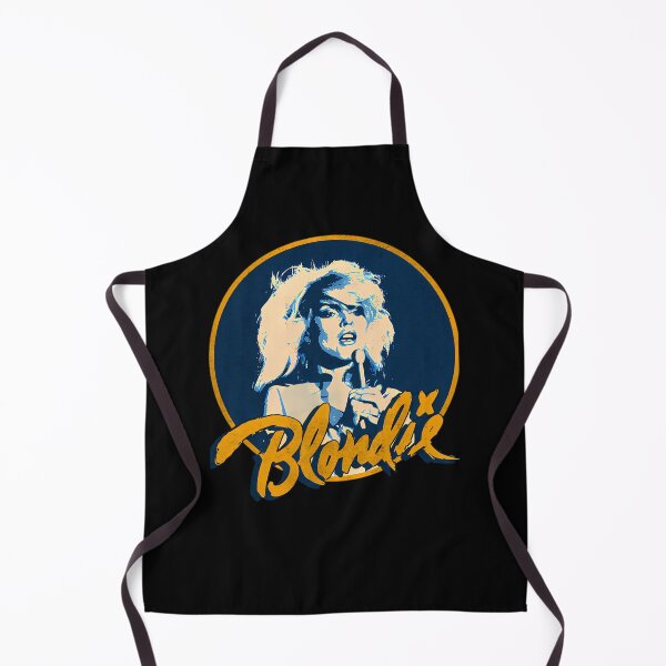 Item preview, Debbie Harry Blue Circle Golden Yellow Script Poster designed and sold by MuminOkan.