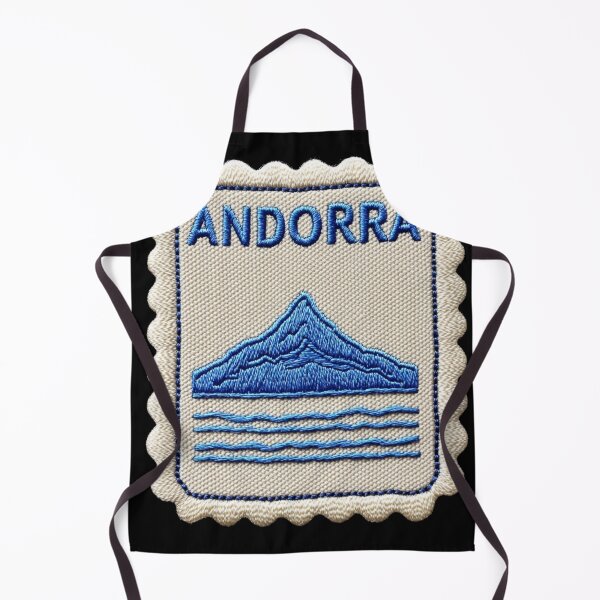 Item preview, Andorra Travel Patch Pyrenees Peak Embroidered designed and sold by tiigerdad.