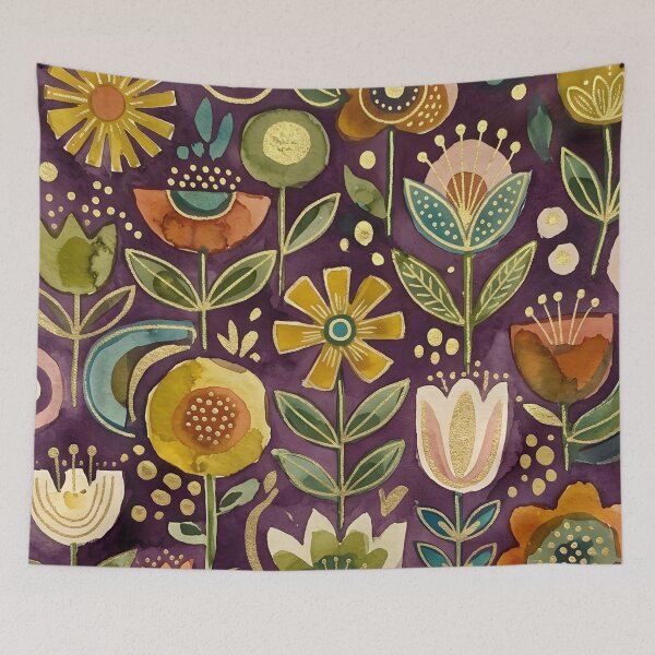Item preview, Retro Floral designed and sold by GraphicsClub.