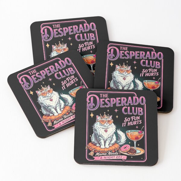 Item preview, The Desperado Club 90s, Mama Needs A Night Off Funny Cat Retro designed and sold by lisdgoncalves.
