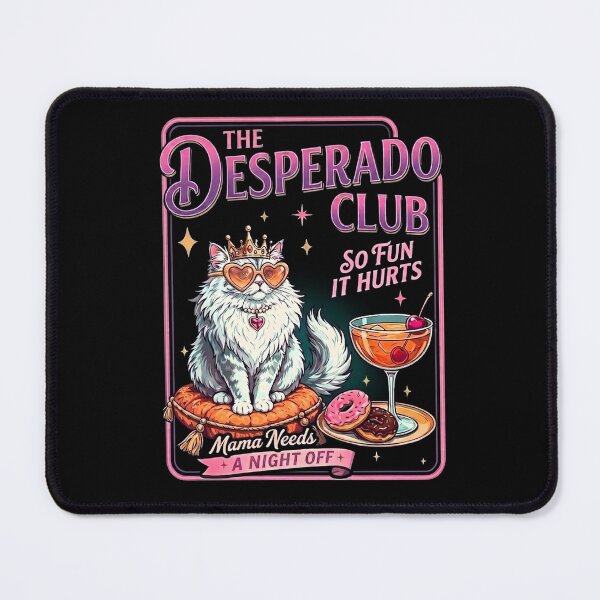 Item preview, The Desperado Club 90s, Mama Needs A Night Off Funny Cat Retro designed and sold by lisdgoncalves.