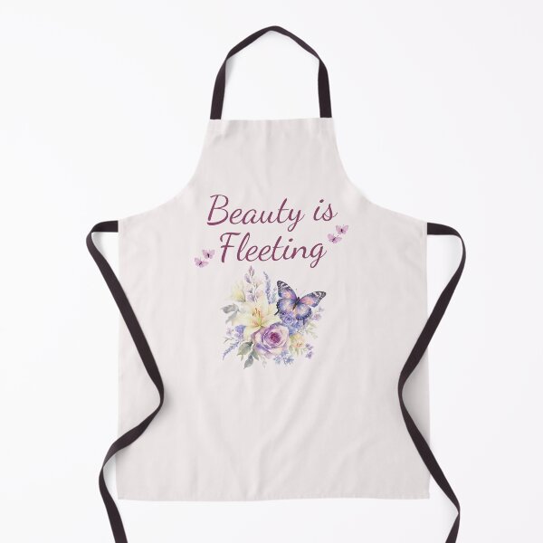 Item preview, Beauty Is Fleeting Watercolor Floral Butterfly Aesthetic designed and sold by XelaStore.