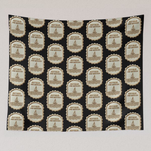 Item preview, Antigua and Barbuda Vintage Travel Patch Sailboat designed and sold by tiigerdad.
