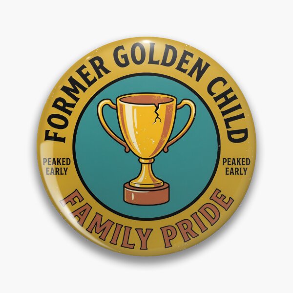 Item preview, Former Golden Child Vintage 70s Badge designed and sold by DuckOddity.