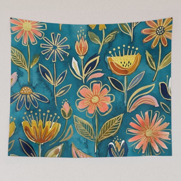 Item preview, Retro Floral designed and sold by GraphicsClub.