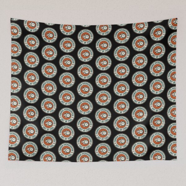 Item preview, Former Overachiever Out Of Fuel Retro Badge designed and sold by DuckOddity.