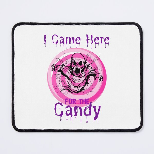 Item preview, I Came Here For The Candy - Pink Spooky Ghost designed and sold by Catzelle.