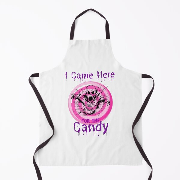 Item preview, I Came Here For The Candy - Pink Spooky Ghost designed and sold by Catzelle.