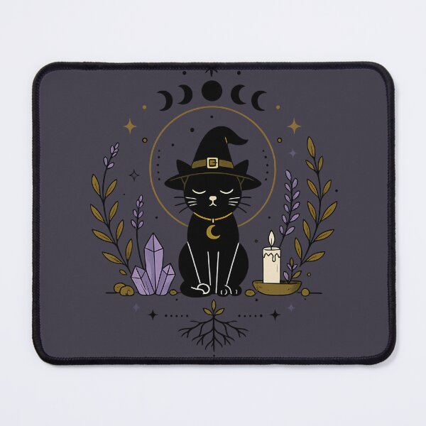 Item preview, Witch black Cat Moon Ritual designed and sold by HoloInverse.