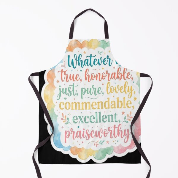 Item preview, Philippians 4:8 Bible verse quote designed and sold by sidleytetip.