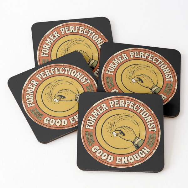 Item preview, Former Perfectionist Good Enough Vintage Badge designed and sold by DuckOddity.