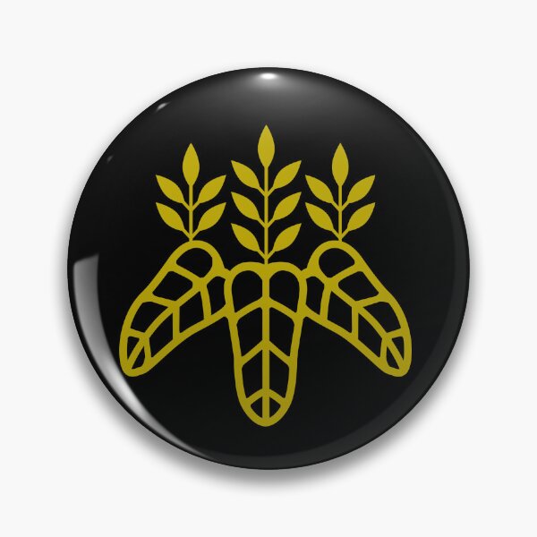 Item preview, Taiko Kiri Toyotomi Hideyoshi Samurai Emblem Faux Gold Black / Japanese Crest  designed and sold by 戦国まーけっと SENGOKU MARKET.